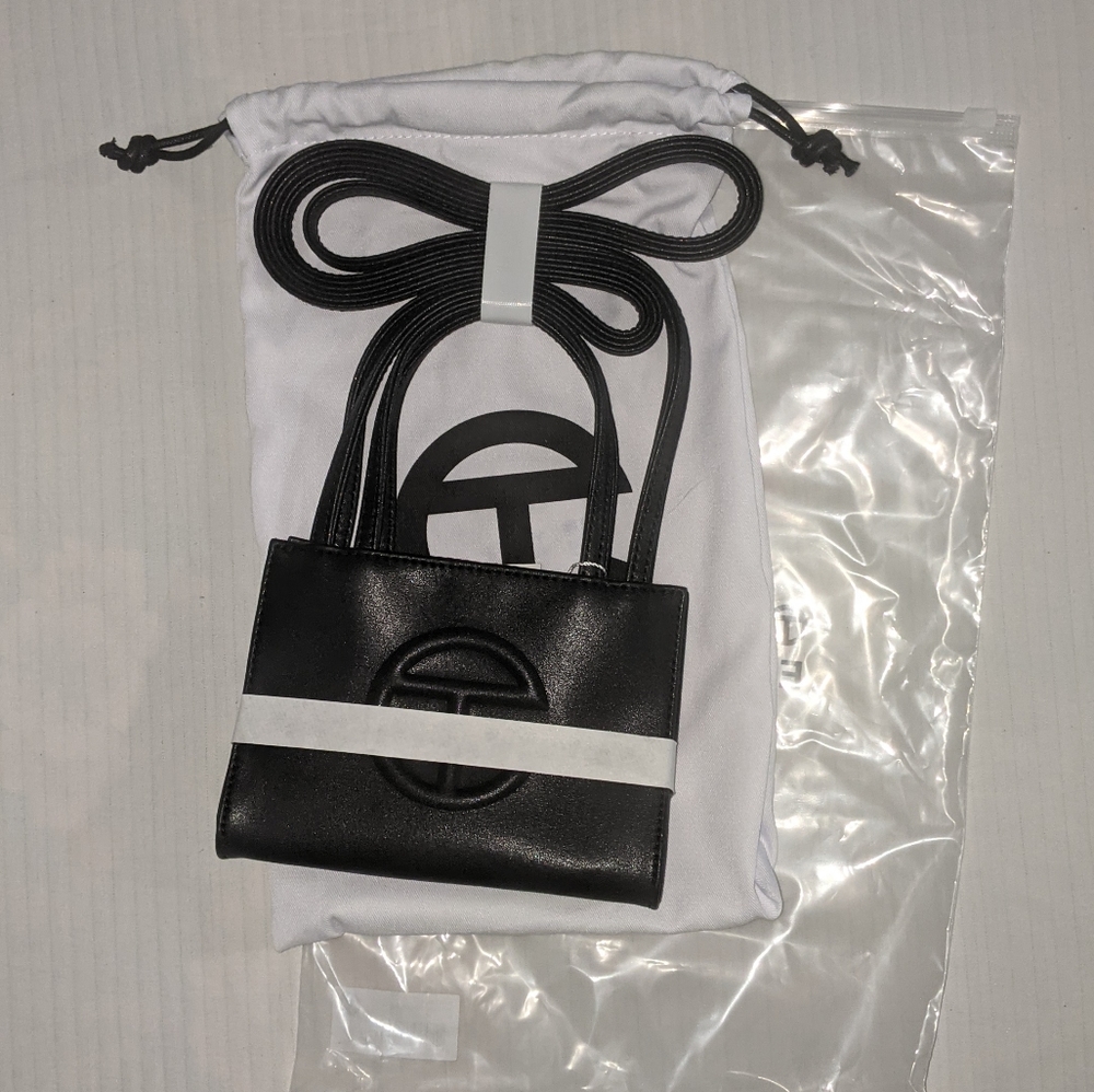NWT Telfar Small Black Shopping Bag Vegan Leather